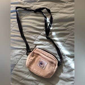 ErgoBaby Beige Crossbody Bag with Black Strap